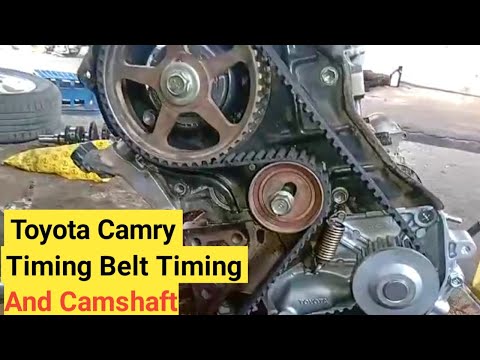 Camshaft timing toyota 3s, 4s, 5s-FE engine timing belt