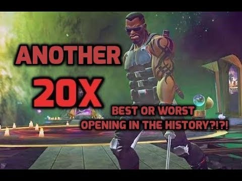 20x Blade Crystal Opening - Worst Or Best Opening Ever?!?! - Marvel Contest of Champions