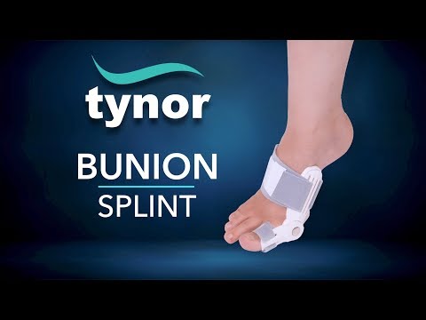 How to wear tynor bunion splint