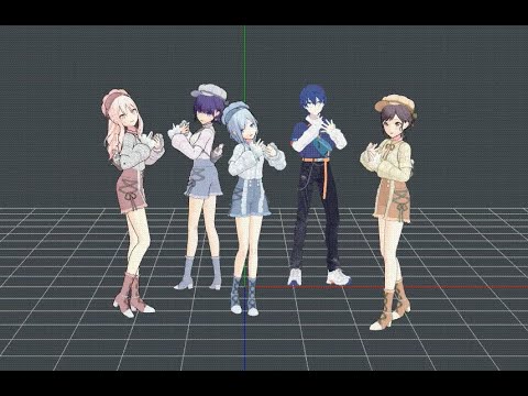 Samsa Fixed Camera Mirror Dance Practice MMD (ザムザ) Project Sekai