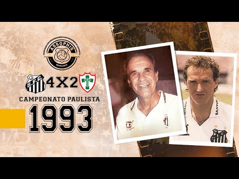 Santos 4 x 2 Portuguesa 23/01/1993 - Melhores Momentos - Narração: Luciano do Valle/Osmar Santos