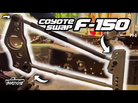 Pt1 -Competition Engineering 4 Link on our Coyote Swap F150 for Under 1k!