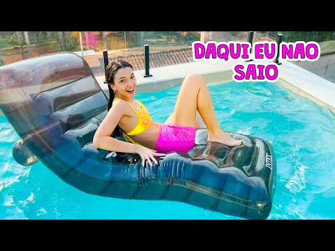 DESAFIO DA PISCINA COM MEUS PAIS !! Quem ganhou ? | Luluca