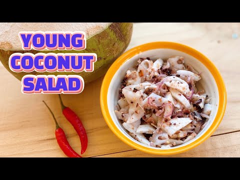 YOUNG COCONUT SALAD | HUIY MAS KAASHI #coconut #salad