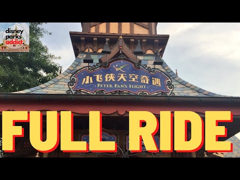 O voo de Peter Pan - Disneylândia de Xangai - 2021 - 4K