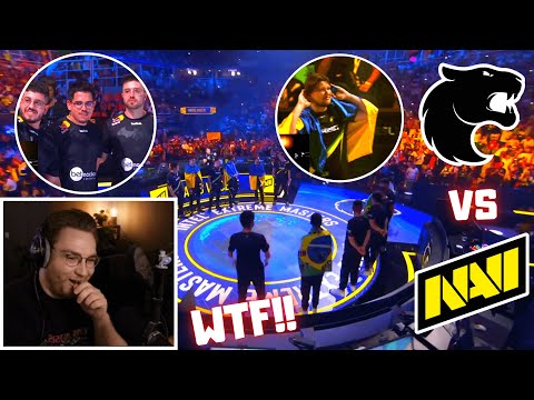 REAÇÃO DO STREAMER GRINGO A ENTRADA DA NAVI E FURIA NO MAJOR DO RIO