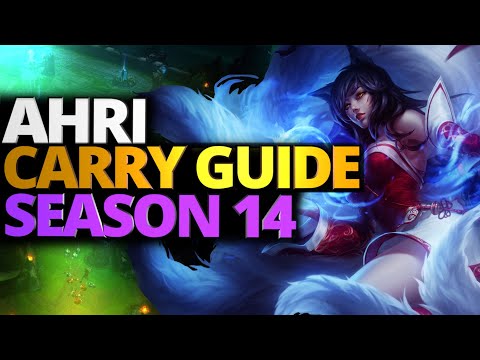 CARRY GUIDE With Ahri In Season 14 (Tips to Instantly Carry IN 3 MINUTES) - League of Legends