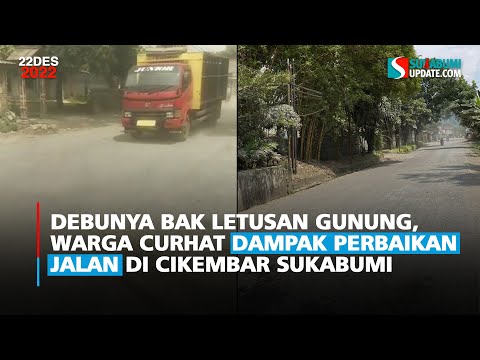 Debunya Bak Letusan Gunung, Warga Curhat Dampak Perbaikan Jalan di Cikembar Sukabumi