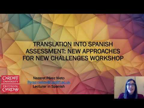 Translation Workshop delivered by Nazaret Perez Nieto