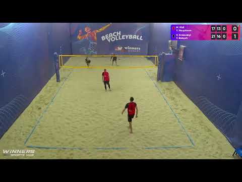 15:45 M. Kisil / Y. Hauptman - V. Kraievskyi / Y. Babych 06.02.2023 | Winners Beach Volleyball
