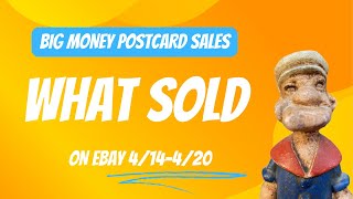Huge Sales From ONE Postcard Topic - What Sold On Ebay 4/14-4/20