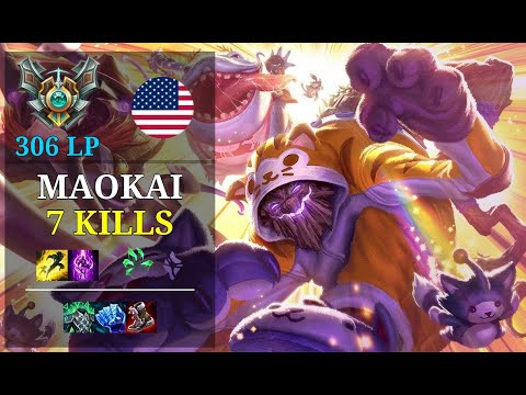 Maokai Top vs Viego - 7 kills - S0Rrymaker123 NA Grandmaster (306 LP) Patch 11.2