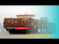 World’s biggest container ship MSC Irina.