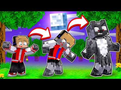 HOW TO BECOME A WEREWOLF ON THE FULL MOON IN MINECRAFT!