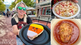 FIRST LOOK at Halloween Horror Nights 2022 NEW FOOD &amp; Menu Reveals! Trying New HHN Treats &amp; Updates!