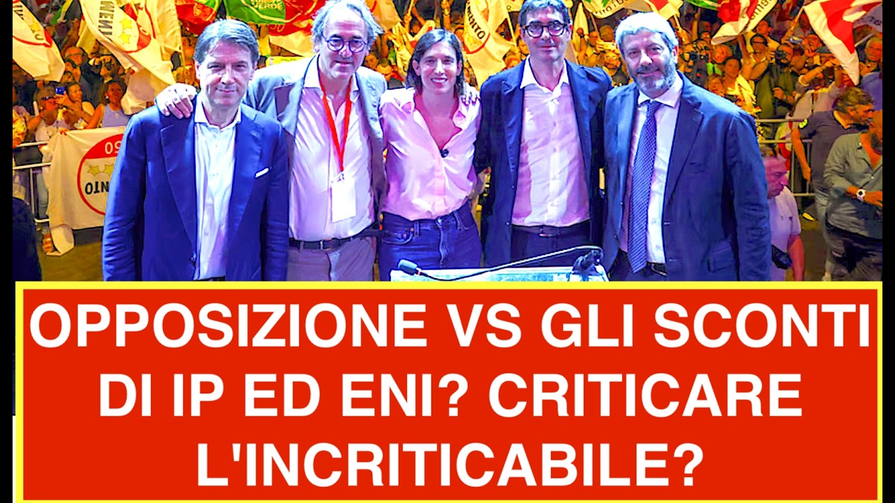 OPPOSIZIONE VS GLI SCONTI DI IP ED ENI? CRITICARE L'INCRITICABILE?
