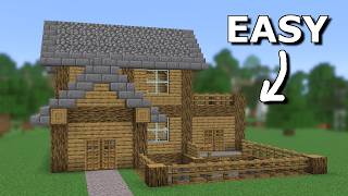 BEST Starter Survival House Tutorial! [MINECRAFT]