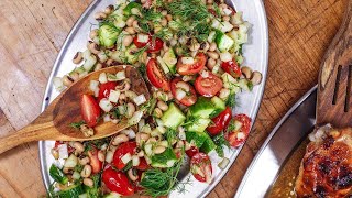 Carla Hall’s Black-Eyed Pea Salad With Hot Sauce Vinaigrette