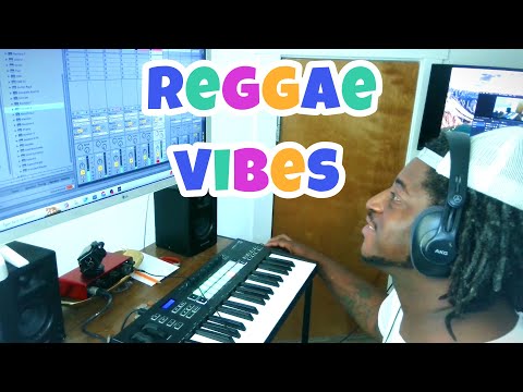 Making a Groovy Reggae Beat w Guitars and Horns