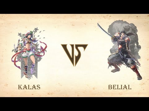 Kalas (Talim) VS Belial (Mitsurugi) - Network Test Beta