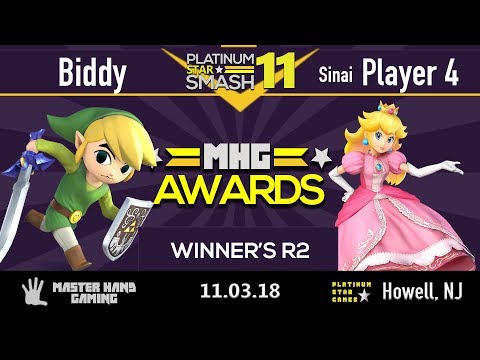 The MHG Awards - Biddy (Toon Link) vs Sinai | Player 4 (Peach) - Winner's R2