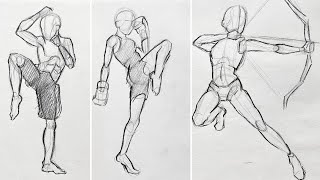 How To Draw Human Anatomy for Beginners | Step-by-Step Tutorial