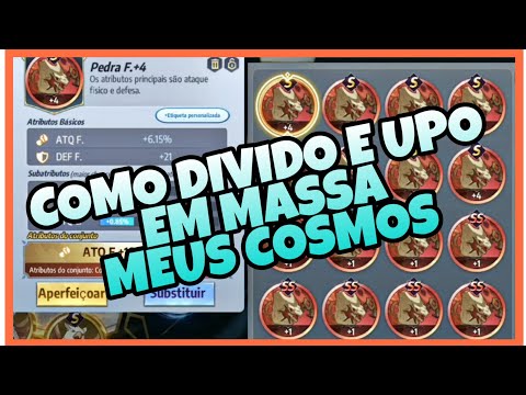 Dividir e Upar Cosmos em Massa - Saint Seiya Awakening