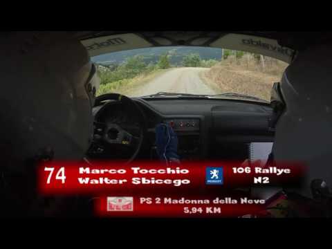Cameracar Crash Rally Valli Vesimesi 2016 Tocchio-Sbicego 106 N2 - PS2