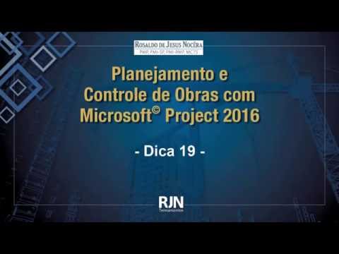 Rosaldo Nocêra - Vídeo 19 - Dicas de PCO MS Project 2016 - Criando marcos no cronograma