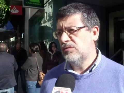 VÍDEO sobre los paros y la jornada de huelga en las oficinas de Bankia en la comarca