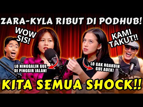ZARA KETEMU KYLA‼️ SUMPAH RIBUT BENERAN DI PODHUB‼️😲😲 KAMI TAKUT😩😩 - VIDI PODHUB Zara adhisty