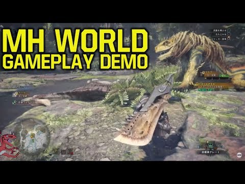 Monster Hunter World Gameplay SHOWS TON OF NEW FEATURES - FULL DEMO & ANALYSIS (MH World Gameplay) Video