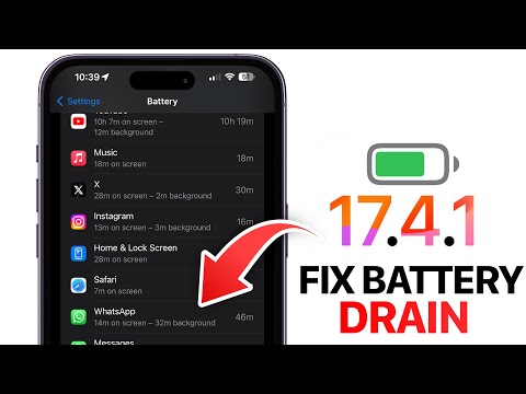 iOS 17.4.1 - FIX Battery DRAIN on iPhone