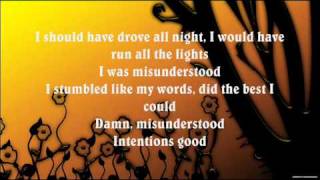 Bon Jovi - Misunderstood (Lyrics)