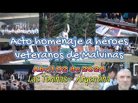 ACTO HOMENAJE A CAIDOS Y VETERANOS DE MALVINAS #viral #malvinas #acto #homenaje #veteranos #caidos