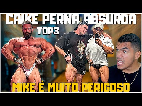 CAIKE ABSURDO MOSTROU PERNAS INSANAS E MIKE ABSURDO EM BUSCA DO TOP3 DO OLYMPIA