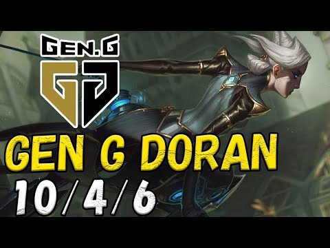 Gen.G Doran カミール(Camille) VS ヨネ(Yone) TOP patch 12.20 NA RANK