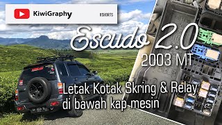 Letak Kotak Sekring dan relay | Grand Escudo 2.0 , Kiwigraphy #shorts