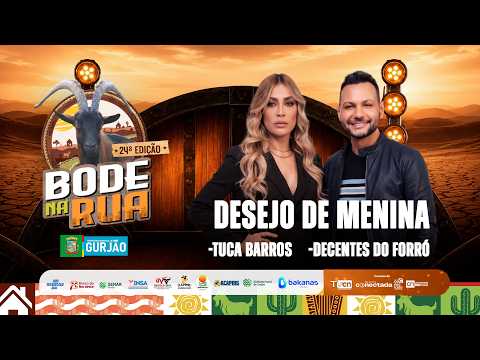 🐐 BODE NA RUA 2026 - Desejo de Menina, Decentes do Forró e Tuca Barros | AO VIVO - 1° DIA 🔴
