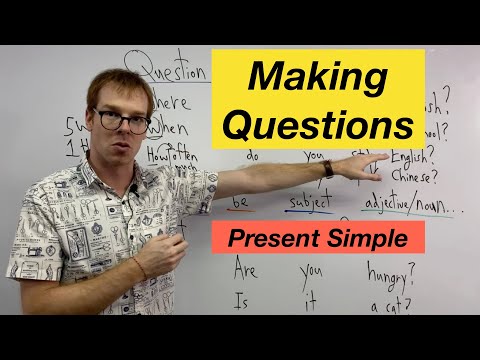 Questions in English (Word Order)