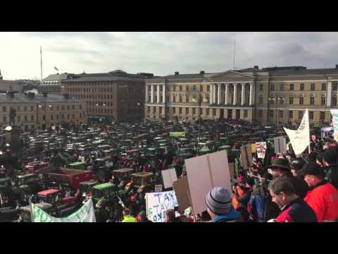 Traktorimarssi 2016, Senaatintori, Helsinque
