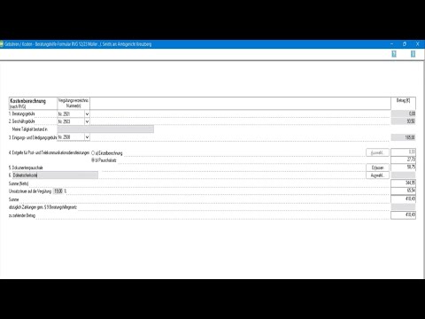 Gebühren: Die Beratungshilfe und andere Formulare
