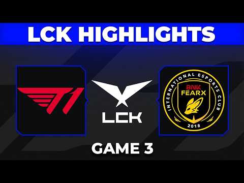T1 vs BFX Higlights Game 3 | LCK CUP Playoffs 2026 | T1 vs BNK FEARX by Onivia