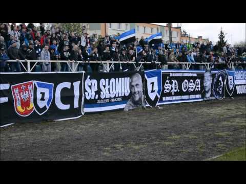 Zawisza Bydgoszcz - Zorza Ślesin DOPING kibiców Zawiszy ! 23.04.2017
