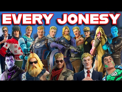 Ranking EVERY JONESY In FORTNITE HISTORY From WORST To BEST