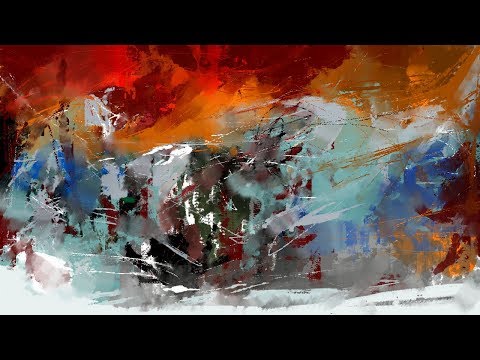 Composition | PAINTING | abstract digital art |  how to make digital painting | Painting DEMO
