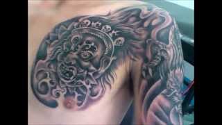 preview picture of video 'Tatttoo can tho, xam nghe thuat can tho, thep tattoo_hinhxam-matquy'