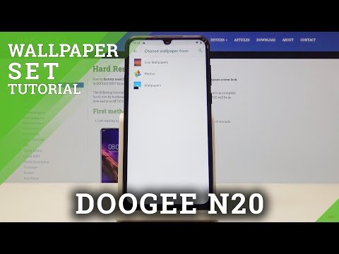 How to Change Wallpaper in Doogee N20 - Desktop Update