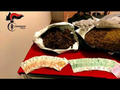 Sette chili di marijuana in casa, in manette 32enne