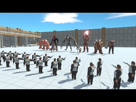 20 X SLOW MO VS FACTION - Animal Revolt Battle Simulator